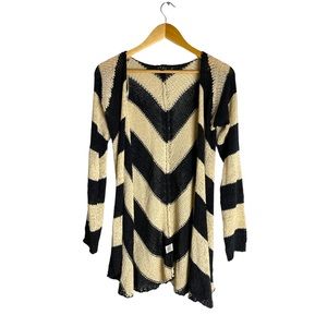 TCEC Chevron Striped Cardigan S